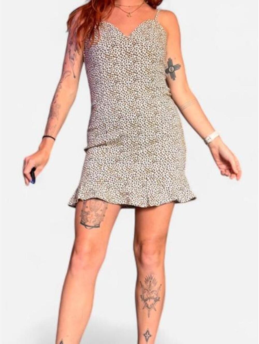 Forever 21 Women's Multi and Brown Dress
